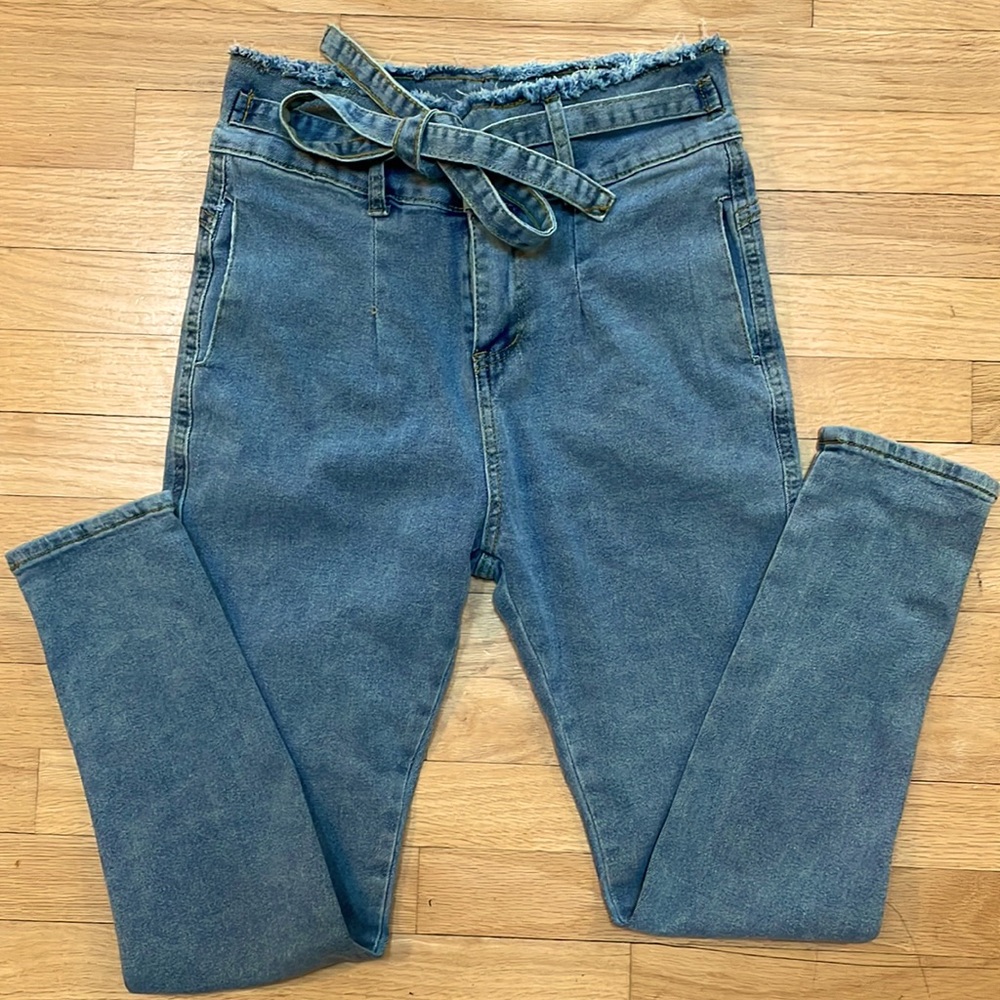 Paper bag jeans - size Small